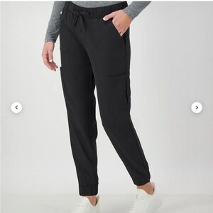 Hanes Women's Black Comfort Fit Scrub Joggers